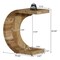 C Shaped End Table Sofa Side Table Narrow Wood Laptop Snack Table